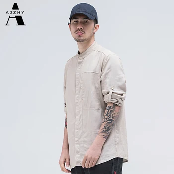 Linen Long Sleeve Shirt Mens Chinese Style Summer Vintage Fashion Shirts for Men Three Quarter Autumn Spring Cotton Casual Shirt
Linen Long Sleeve Shirt Mens Chinese Style Summer Vintage Fashion Shirts for Men Three Quarter Autumn Spring Cotton Casual Shirt