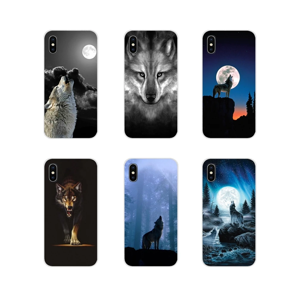 Чехлы для сотовых телефонов Sony Xperia Z Z1 Z2 Z3 Z5 compact M2 M4 M5 E3 T3 XA Huawei Mate 7 8 Y3II The Wolf howl in the