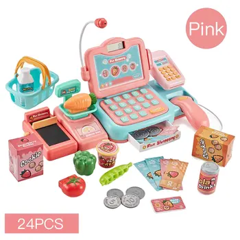 Electronic Mini Simulated Supermarket Cash Register Kits Toys Kids Checkout Counter Role Pretend Play Cashier Girl Toy
Electronic Mini Simulated Supermarket Cash Register Kits Toys Kids Checkout Counter Role Pretend Play Cashier Girl Toy