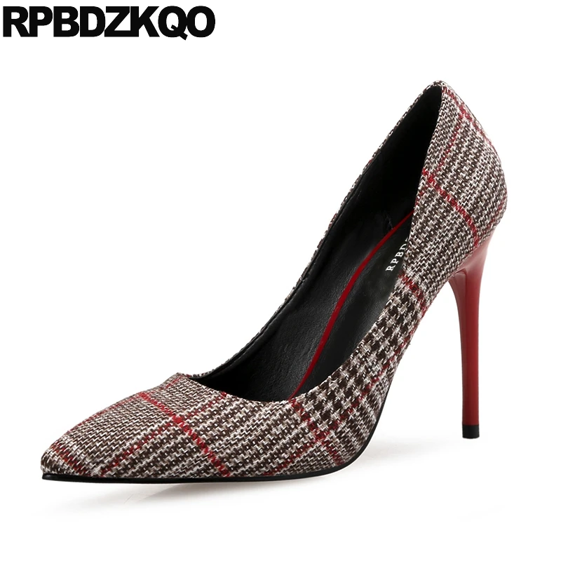 Super 8cm Stiletto Shoes Ultra Plus Size Medium Heels High 2021 Spring Fashion Women Pumps 33 Pointed Toe Trending Small Plaid
Super 8cm Stiletto Shoes Ultra Plus Size Medium Heels High 2021 Spring Fashion Women Pumps 33 Pointed Toe Trending Small Plaid