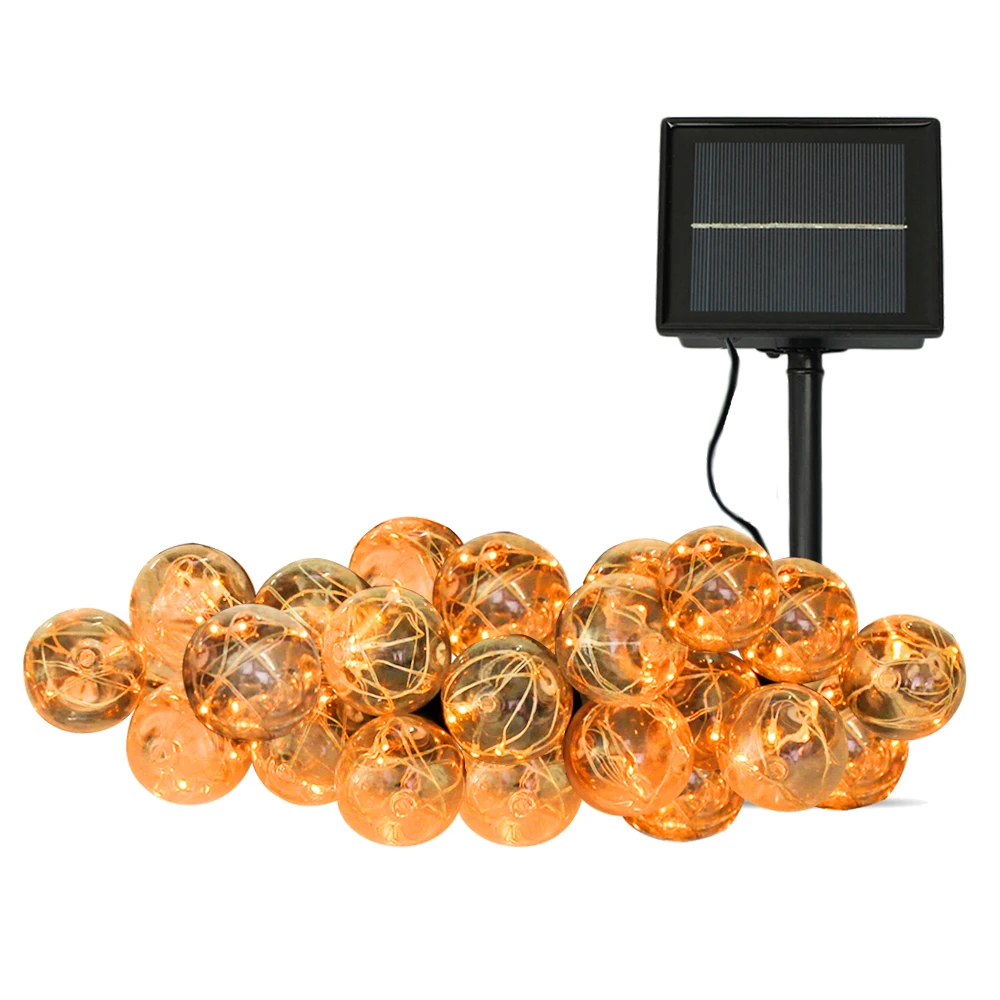 Solar Power LED String Light Big ball 25 Bulbs LED Fairy Light Solar Globe String Bulb Garden Wedding Party Hanging Decorative
Solar Power LED String Light Big ball 25 Bulbs LED Fairy Light Solar Globe String Bulb Garden Wedding Party Hanging Decorative