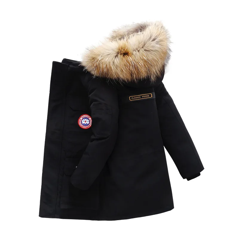OLEKID -30 Degrees 2019 Boys Winter Jacket Hooded Fur Collar Warm Long Teenagers Coat 5-14 Years Children's Down Jacket 
OLEKID -30 Degrees 2019 Boys Winter Jacket Hooded Fur Collar Warm Long Teenagers Coat 5-14 Years Children's Down Jacket