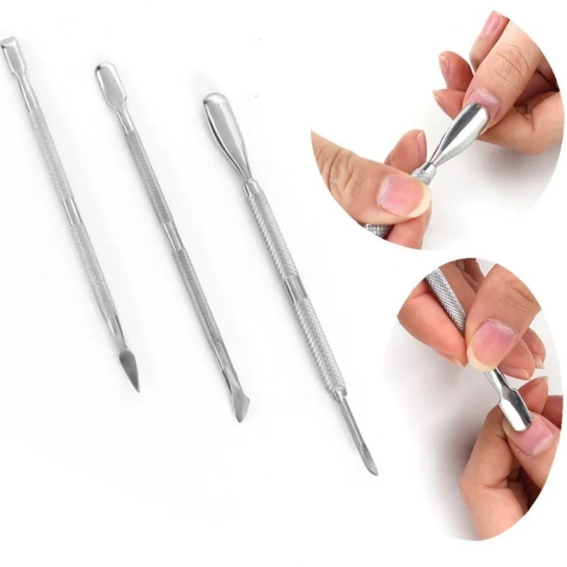 3pc/set Nail Pusher Spoon Remover Stainless Steel Cuticle Metal Manicure Pedicure Care Cleaner Tools
3pc/set Nail Pusher Spoon Remover Stainless Steel Cuticle Metal Manicure Pedicure Care Cleaner Tools