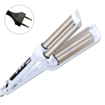 Pro Ceramic Triple Barrel Hair Wave Waver Curling Iron Curler EU Plug Styling Tools
Pro Ceramic Triple Barrel Hair Wave Waver Curling Iron Curler EU Plug Styling Tools