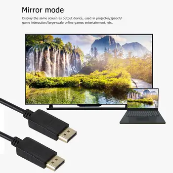Universal DP Male to DP Male 1080P Displayport Connector Cable for TV Projector Excellent Image Quality and True Sound
Universal DP Male to DP Male 1080P Displayport Connector Cable for TV Projector Excellent Image Quality and True Sound