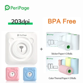 Peripage Portable Mini Thermal Bluetooth Printer Pocket Photo Printer For Mobile Phone ios Android 58mm with BPA Free Paper
Peripage Portable Mini Thermal Bluetooth Printer Pocket Photo Printer For Mobile Phone ios Android 58mm with BPA Free Paper