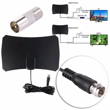 Indoor Digital TV Antenna Aerial Signal Amplifier High Gain HDTV Antenna 75 Miles
Indoor Digital TV Antenna Aerial Signal Amplifier High Gain HDTV Antenna 75 Miles