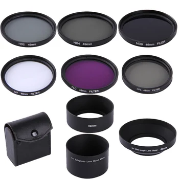 49mm CPL UV FLD ND8 4 2 Neutral Density Lens Filter Kit For Sony NEX-5/6/7 18-55
49mm CPL UV FLD ND8 4 2 Neutral Density Lens Filter Kit For Sony NEX-5/6/7 18-55