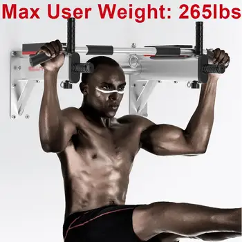 265lbs Wall Mounted Pull Up Chin Up Bar Heavy Duty Horizontal Bar for Power Training Muscle Strength Workout Fitness
265lbs Wall Mounted Pull Up Chin Up Bar Heavy Duty Horizontal Bar for Power Training Muscle Strength Workout Fitness