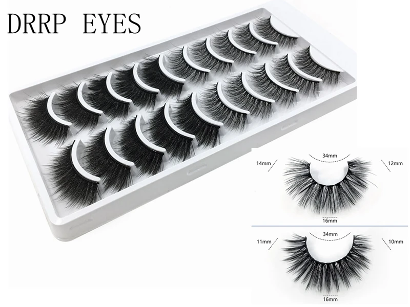 Natural long Handmade 10 Pairs 3d Mink Lashes Eye tail Lengthen Multi-layer lovely dense black Fake eyelashes 
Natural long Handmade 10 Pairs 3d Mink Lashes Eye tail Lengthen Multi-layer lovely dense black Fake eyelashes