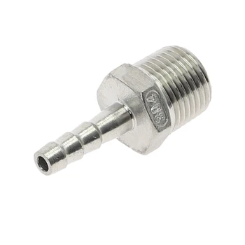 6 8 10 12mm Hose Barb Tail 1/8" 1/4" 1/2"Inch Male Thread Connector Joint Pipe Fitting SS304 Stainless Steel Coupler Adapter
6 8 10 12mm Hose Barb Tail 1/8" 1/4" 1/2"Inch Male Thread Connector Joint Pipe Fitting SS304 Stainless Steel Coupler Adapter