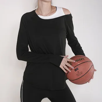 Women's Sportswear False-two Running T Shirts Breathable Sport Gym Tops Yoga Shirts Long Sleeve Fitness Clothes Workout WT286
Women's Sportswear False-two Running T Shirts Breathable Sport Gym Tops Yoga Shirts Long Sleeve Fitness Clothes Workout WT286