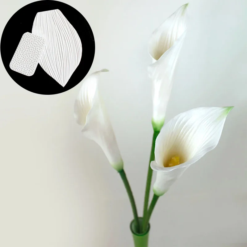 2pc Flower Pro Calla Lily & Tulip Leaf Vein & Texture Set fondant Silicone mold cake decorating tools chocolate gumpaste mold
2pc Flower Pro Calla Lily & Tulip Leaf Vein & Texture Set fondant Silicone mold cake decorating tools chocolate gumpaste mold