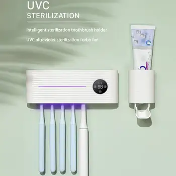 Intelligent Antibacteria Ultraviolet Toothbrush Holder Sterilizer Automatic Toothpaste Dispenser Squeezer Smart Bathroom
Intelligent Antibacteria Ultraviolet Toothbrush Holder Sterilizer Automatic Toothpaste Dispenser Squeezer Smart Bathroom