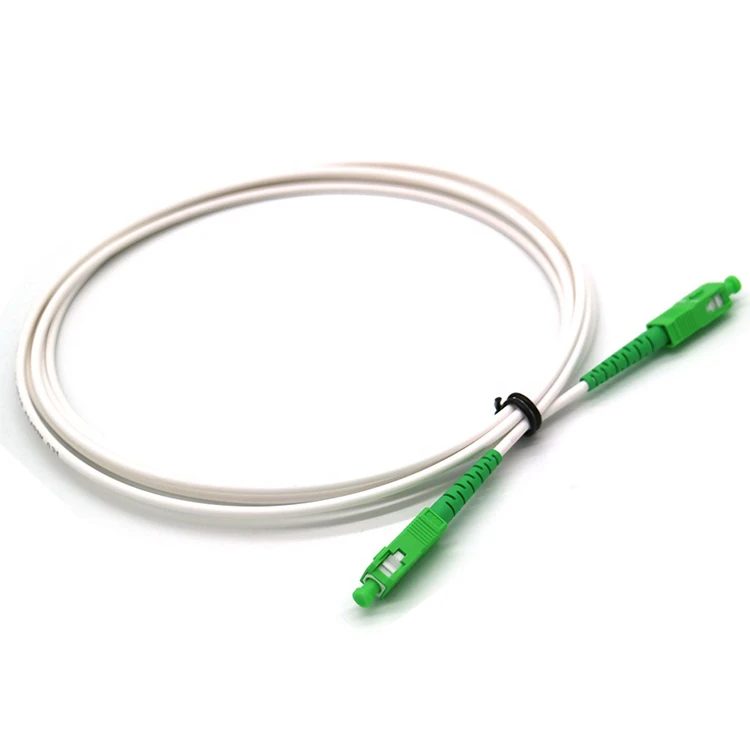 White Color SM SX SC/APC Fiber Optic Jumper Cable SC/APC-SC/APC Fiber Optic Patch Cord
White Color SM SX SC/APC Fiber Optic Jumper Cable SC/APC-SC/APC Fiber Optic Patch Cord