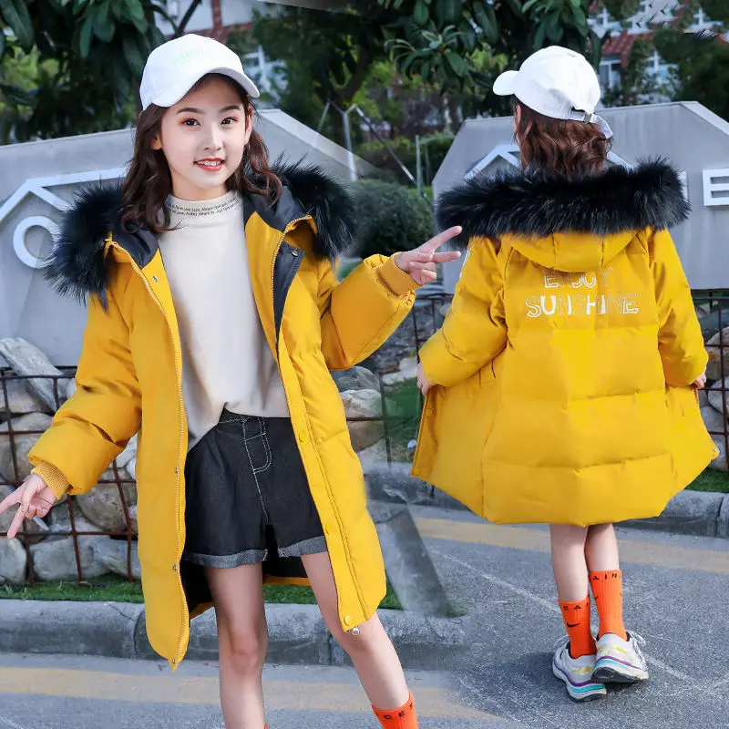 Children's Fur Girls Coat Russian Winter Jacket for Teenage Girls Warm Hooded Cotton-Padded Clothes Girl Winter Coats Kids Down 
Children's Fur Girls Coat Russian Winter Jacket for Teenage Girls Warm Hooded Cotton-Padded Clothes Girl Winter Coats Kids Down
