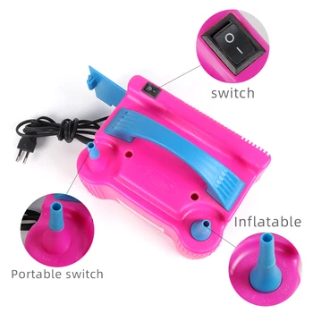 220V AC Electric Balloon Inflator Double Hole Inflatable Air Ballon Pump Birthday Balloons Fast Aerated Tool Ballons Accessories
220V AC Electric Balloon Inflator Double Hole Inflatable Air Ballon Pump Birthday Balloons Fast Aerated Tool Ballons Accessories
