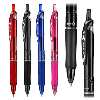 

6/8pcs PILOT BPAB-15F Durable Smooth Press Acroball Ballpoint Pen Oily Ink Blue Pink Red Black 0.7mm Bullet Type Nib
