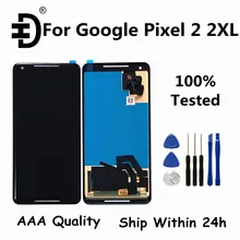 Bloc écran tactile LCD AMOLED de remplacement, 6.0 pouces, 5.0 pouces, pour Google Pixel 2 XL=