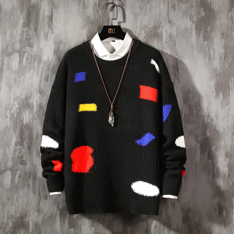 Sweater Men Streetwear Retro Flame Pattern Hip Hop Autumn New Pull Over Spandex O-neck Oversize Couple Casual Men's Sweaters
Sweater Men Streetwear Retro Flame Pattern Hip Hop Autumn New Pull Over Spandex O-neck Oversize Couple Casual Men's Sweaters
