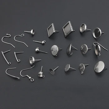 1pack Stainless Steel Fashion Earring Wire Hook Hoop Connector Stud Earring Base Tray Earring Jewelry Accessories Findings
1pack Stainless Steel Fashion Earring Wire Hook Hoop Connector Stud Earring Base Tray Earring Jewelry Accessories Findings
