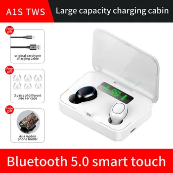 Bluetooth Stereo Earphone Wireless IPX7 Waterproof Touch Earbuds Headset 1200mAh Battery LED Display Type-c Charge Case
Bluetooth Stereo Earphone Wireless IPX7 Waterproof Touch Earbuds Headset 1200mAh Battery LED Display Type-c Charge Case