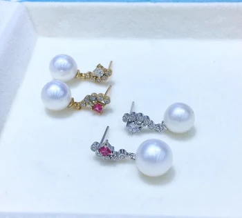 2 Color Charm S925 Sterling Silver Earrings Set Base Findings Mountings Parts Mounts for Pearls Jade Corals Stones Beads
2 Color Charm S925 Sterling Silver Earrings Set Base Findings Mountings Parts Mounts for Pearls Jade Corals Stones Beads