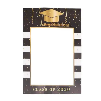 1pc Graduation Party Props Decorative Paper Photo Frames Picture Frames Graduation Photo Props for Graduation Masquerade Party
1pc Graduation Party Props Decorative Paper Photo Frames Picture Frames Graduation Photo Props for Graduation Masquerade Party