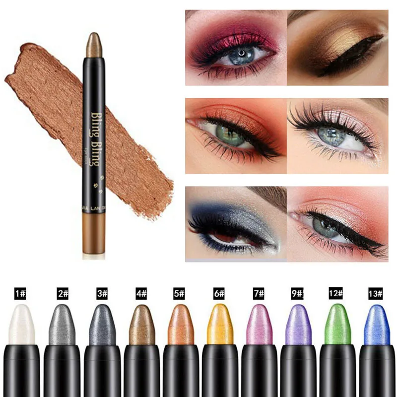 15 Colors Bling Colorful Eyeshadow Pen Shimmer Highlighter Eye Shadow Pencil Stick Makeup Nude Waterproof Long Lasting Eye Lids
15 Colors Bling Colorful Eyeshadow Pen Shimmer Highlighter Eye Shadow Pencil Stick Makeup Nude Waterproof Long Lasting Eye Lids