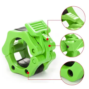 A Pair Barbells Lock Jaw Weightlifting Collars Quick Release Nylon Locking Clamps Muscle Training Bar Lockjaw 2" 50mm
A Pair Barbells Lock Jaw Weightlifting Collars Quick Release Nylon Locking Clamps Muscle Training Bar Lockjaw 2" 50mm