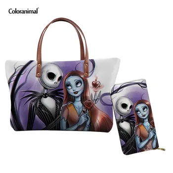 Coloranimal The Nightmare Before Christmas 2 Pcs Set Women Handbags Casual Messenger Bags for Ladies Large Tote Shoulder Bolsas
Coloranimal The Nightmare Before Christmas 2 Pcs Set Women Handbags Casual Messenger Bags for Ladies Large Tote Shoulder Bolsas