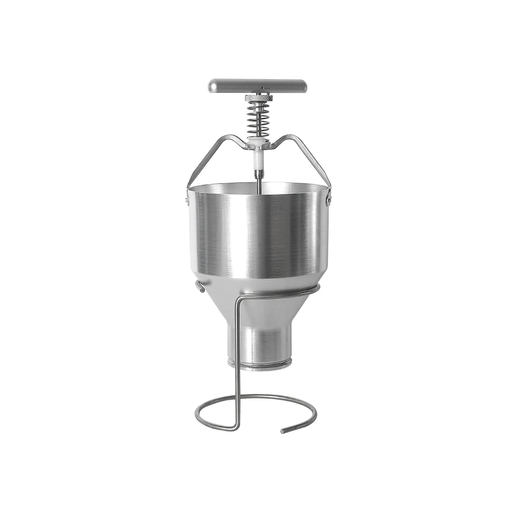 Manual Donut Batter Dispenser Maker Stainless Steel Doughnut Dropper Plunger with Stand Rack Baking Hopper Tool
Manual Donut Batter Dispenser Maker Stainless Steel Doughnut Dropper Plunger with Stand Rack Baking Hopper Tool