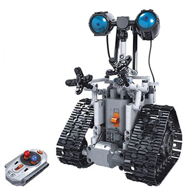 408PCS City Creative RC Robot Electric Building Blocks for Legoing Technic remote Control Intelligent Robot Bricks Toys For boys
408PCS City Creative RC Robot Electric Building Blocks for Legoing Technic remote Control Intelligent Robot Bricks Toys For boys