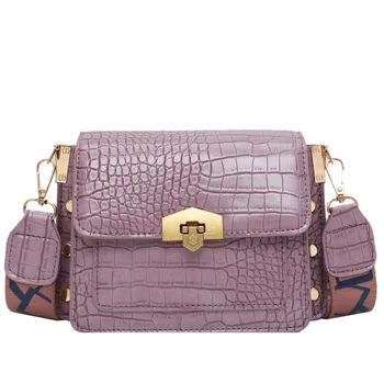Summer wide shoulder strap bag new 2020 fashion slung female wild style crocodile pattern shoulder small square bag
Summer wide shoulder strap bag new 2020 fashion slung female wild style crocodile pattern shoulder small square bag