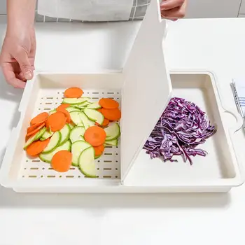 Cutting Board Home Kitchen Chopping Board With 180 Degree Turning Drain Tray For Vegetables Washing And Cutting
Cutting Board Home Kitchen Chopping Board With 180 Degree Turning Drain Tray For Vegetables Washing And Cutting