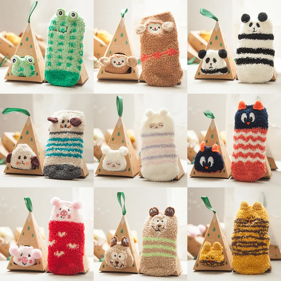10cm Spring and Winter Baby's Cartoon Animal Bear Cats Owl Christmas Stocking Warm Gift Floor Child Girl Boy Boxed Socks
10cm Spring and Winter Baby's Cartoon Animal Bear Cats Owl Christmas Stocking Warm Gift Floor Child Girl Boy Boxed Socks