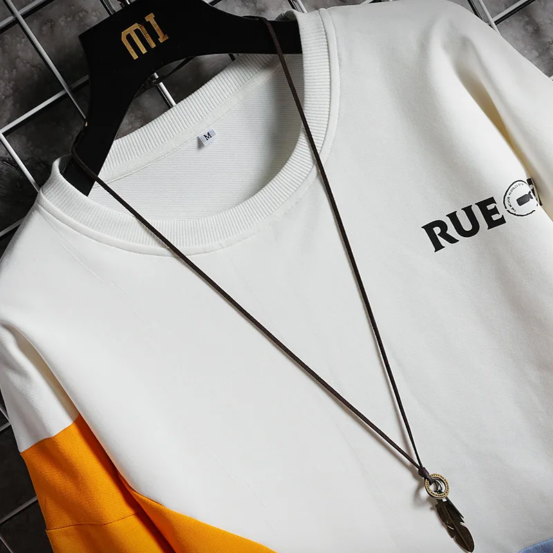 Waliicorners Crewneck Sweatshirt Men Patchwork Oversized Harajuku Japanese Streetwear Hip Hop Black Hoodie Men Sweatshirts 46 Hc6f3c636e5e8446f91f36578e673882cw