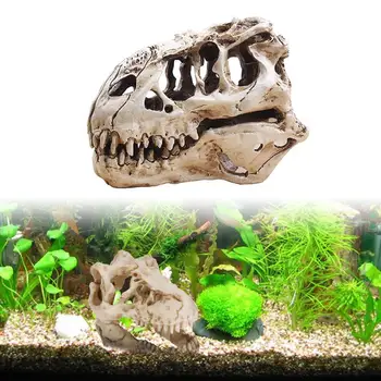 Aquarium Decorations Tyrannosaur Skull Dinosaur T-Rex Skull Statue Collectibles Craft Gifts Lifelike Unique
Aquarium Decorations Tyrannosaur Skull Dinosaur T-Rex Skull Statue Collectibles Craft Gifts Lifelike Unique