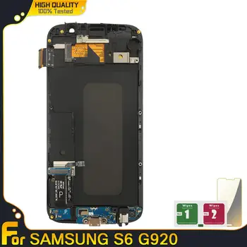For Samsung Galaxy S6 G920 LCD Display Touch Screen Digitizer Assembly Replacement with Frame S6 G920 G920A G920F LCD Adjustable
For Samsung Galaxy S6 G920 LCD Display Touch Screen Digitizer Assembly Replacement with Frame S6 G920 G920A G920F LCD Adjustable