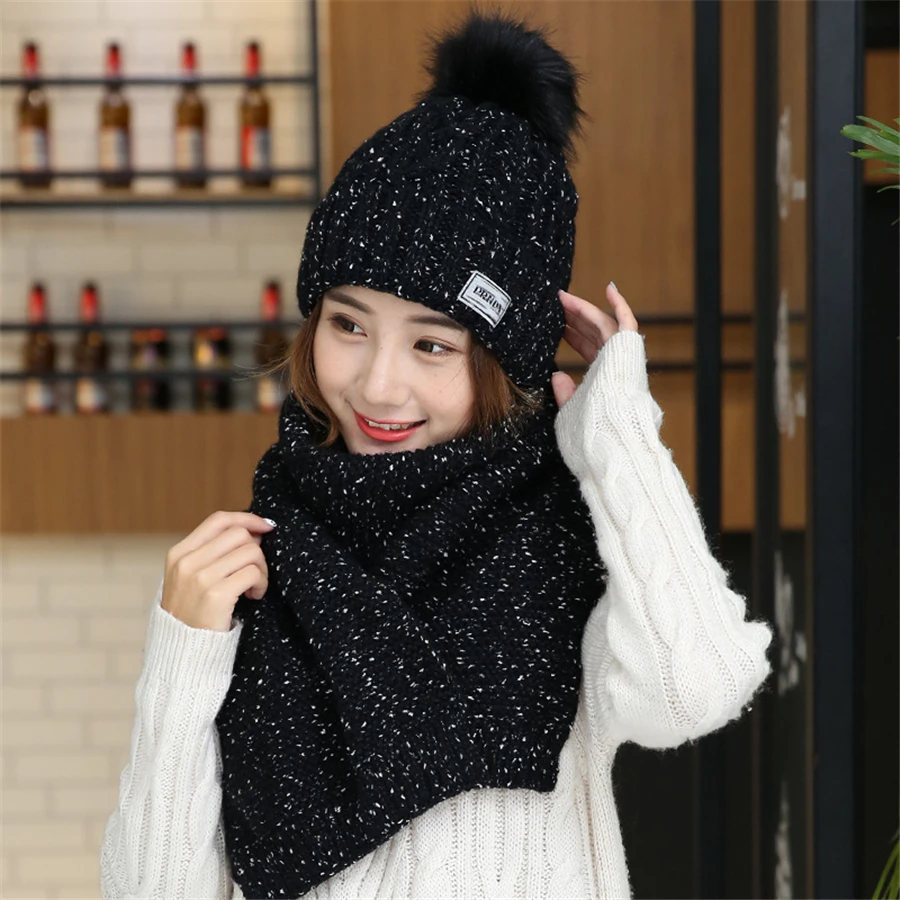 2020 Winter Hats Women With Scarf Velvet Beanie Cap Lady Warm Wool Ball Hat Female Sweet Cute Knitted Earmuffs Caps bucket hat
2020 Winter Hats Women With Scarf Velvet Beanie Cap Lady Warm Wool Ball Hat Female Sweet Cute Knitted Earmuffs Caps bucket hat
