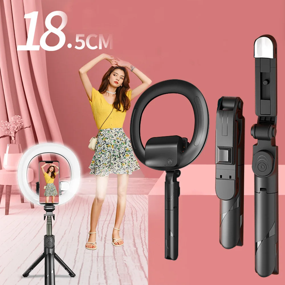 4 in 1 Selfie LED Ring Light Wireless Bluetooth Selfie Stick Mini Tripods Handheld Extendable Stick With Remote Christmas Gift
4 in 1 Selfie LED Ring Light Wireless Bluetooth Selfie Stick Mini Tripods Handheld Extendable Stick With Remote Christmas Gift
