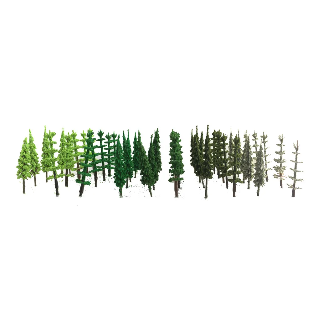 architecture model green tree02