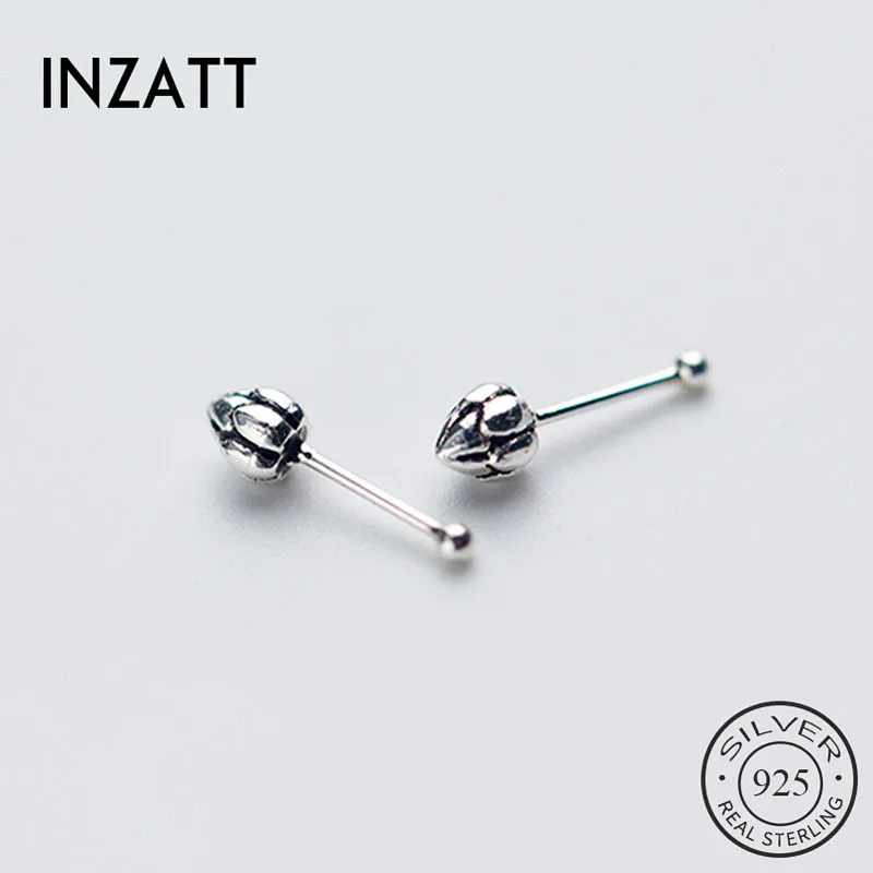 INZATT Real 925 Sterling Silver Vintage Flower Stud Earrings For Fashion Women Party Fine Jewelry Cute Accessories Gift
INZATT Real 925 Sterling Silver Vintage Flower Stud Earrings For Fashion Women Party Fine Jewelry Cute Accessories Gift