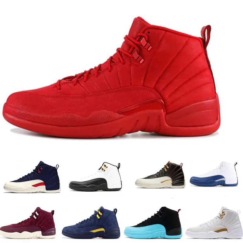 

12s basketball shoes men Winterized Gym red CNY flu game GAMMA BLUE Dark grey the master taxi mens sports sneakers us7-us13