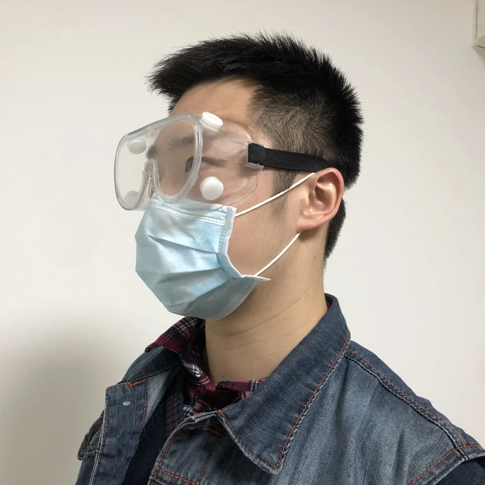 Safety Goggles Over Glasses Clear Eye Protective Protection Mask Helmet 2 Pieces
Safety Goggles Over Glasses Clear Eye Protective Protection Mask Helmet 2 Pieces