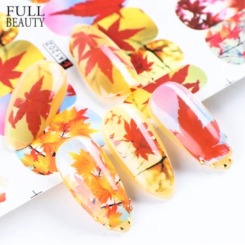 12pcs Autumn Leaf Fall Nail Art Slider Yellow Maple Colorful Design Water Foils Decals Nail Sticker Manicure Decor CHA1201-1212
12pcs Autumn Leaf Fall Nail Art Slider Yellow Maple Colorful Design Water Foils Decals Nail Sticker Manicure Decor CHA1201-1212