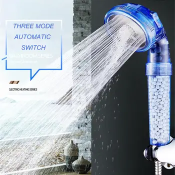 New High Quality Negative Ionic Filtration Shower Head Three Mode High Pressure Stone Saving Low Water Pressure Shower Head
New High Quality Negative Ionic Filtration Shower Head Three Mode High Pressure Stone Saving Low Water Pressure Shower Head