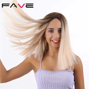 FAVE Straight Synthetic Wigs For Black Women Short Pink Black Light Brown Blonde Ombre Color Ladies Wigs For Cosplay Party
FAVE Straight Synthetic Wigs For Black Women Short Pink Black Light Brown Blonde Ombre Color Ladies Wigs For Cosplay Party