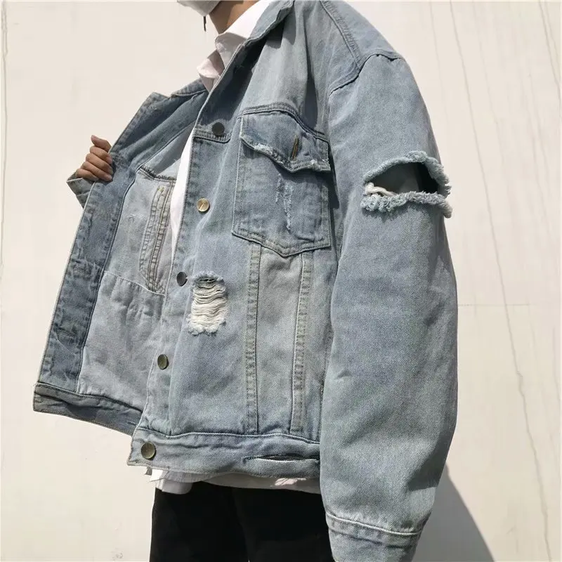 National Trends New Style Cowboy Jacket Teenager Cardigan Korean-style High Street BF Students Men's INS Hip Hop Slim Models
National Trends New Style Cowboy Jacket Teenager Cardigan Korean-style High Street BF Students Men's INS Hip Hop Slim Models