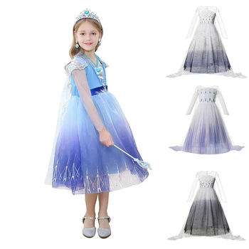 Kid Girl Clothes Snow Queen Elsa Princess Cosplay Dress Party Costume Fancy Dress Tulle Prom Dress Children Clothes 1 to 10 Year
Kid Girl Clothes Snow Queen Elsa Princess Cosplay Dress Party Costume Fancy Dress Tulle Prom Dress Children Clothes 1 to 10 Year